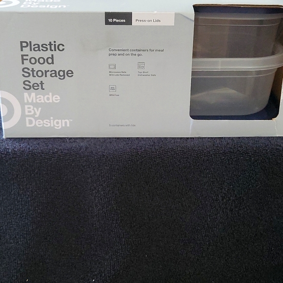 Target Other - COPY - 10 piece plastic food storage set